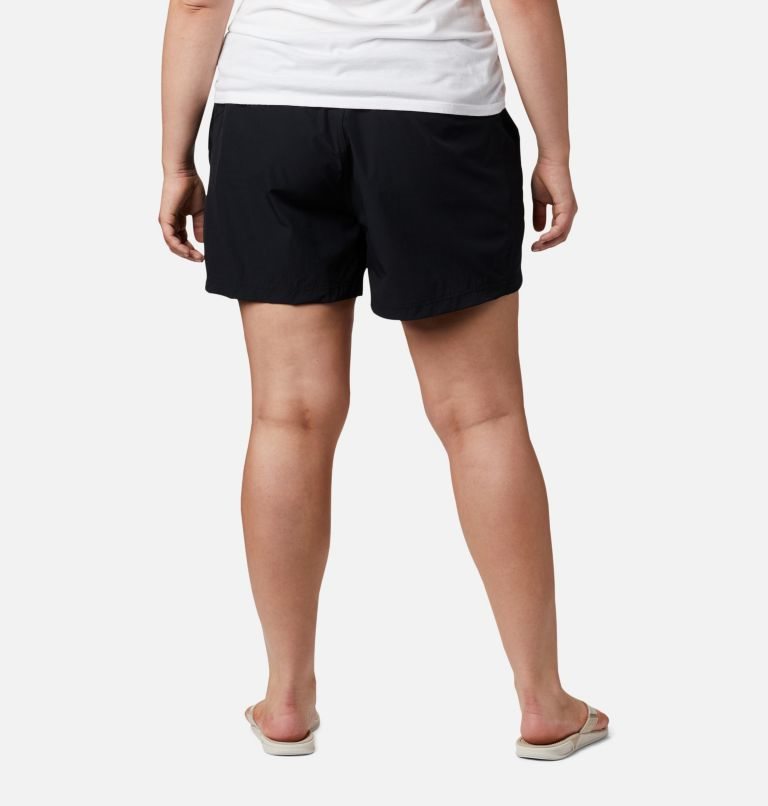 Women's Columbia PFG Coral Point III Shorts Black | Plus Size CA-D810L